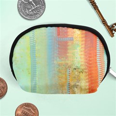 Unique Abstract In Green, Blue, Orange, Gold Accessory Pouches (medium)  by digitaldivadesigns