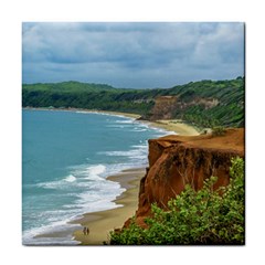 Aerial Seascape Scene Pipa Brazil Tile Coasters by dflcprints