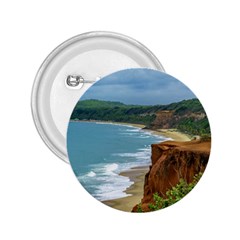 Aerial Seascape Scene Pipa Brazil 2 25  Buttons by dflcprints