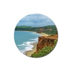 Aerial Seascape Scene Pipa Brazil Magnet 3  (Round) Front