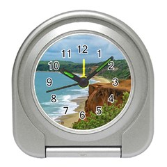 Aerial Seascape Scene Pipa Brazil Travel Alarm Clocks by dflcprints