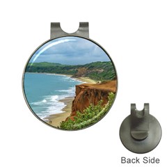 Aerial Seascape Scene Pipa Brazil Hat Clips With Golf Markers by dflcprints