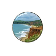 Aerial Seascape Scene Pipa Brazil Hat Clip Ball Marker by dflcprints