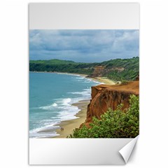 Aerial Seascape Scene Pipa Brazil Canvas 12  X 18   by dflcprints