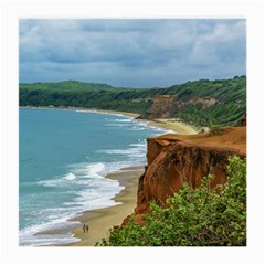 Aerial Seascape Scene Pipa Brazil Medium Glasses Cloth by dflcprints