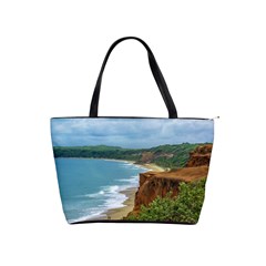 Aerial Seascape Scene Pipa Brazil Shoulder Handbags by dflcprints