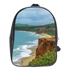 Aerial Seascape Scene Pipa Brazil School Bags(large) 