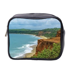 Aerial Seascape Scene Pipa Brazil Mini Toiletries Bag 2-side by dflcprints