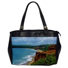 Aerial Seascape Scene Pipa Brazil Office Handbags by dflcprints