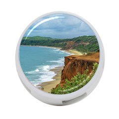 Aerial Seascape Scene Pipa Brazil 4-port Usb Hub (two Sides)  by dflcprints