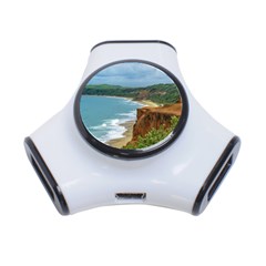 Aerial Seascape Scene Pipa Brazil 3-port Usb Hub