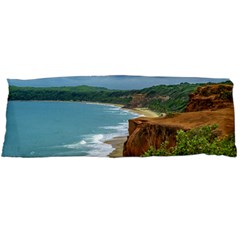 Aerial Seascape Scene Pipa Brazil Body Pillow Case (dakimakura) by dflcprints