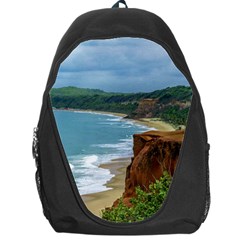 Aerial Seascape Scene Pipa Brazil Backpack Bag by dflcprints