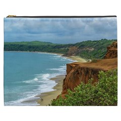 Aerial Seascape Scene Pipa Brazil Cosmetic Bag (xxxl)  by dflcprints