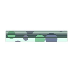 Green simple pattern Flano Scarf (Mini)