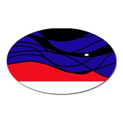 Cool Obsession  Oval Magnet by Valentinaart