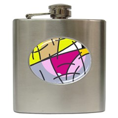 Fair Skater  Hip Flask (6 Oz) by Valentinaart