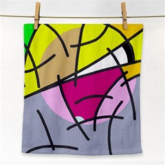 Fair Skater  Face Towel by Valentinaart