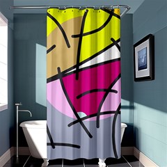 Fair Skater  Shower Curtain 36  X 72  (stall)  by Valentinaart