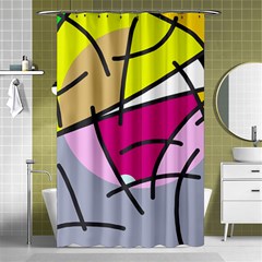 Fair Skater  Shower Curtain 48  X 72  (small)  by Valentinaart