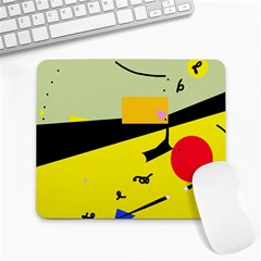 Party In The Desert  Large Mousepads by Valentinaart