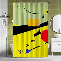 Party In The Desert  Shower Curtain 48  X 72  (small)  by Valentinaart