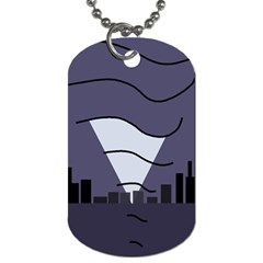 Tesla Dog Tag (one Side) by Valentinaart