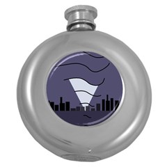 Tesla Round Hip Flask (5 Oz) by Valentinaart