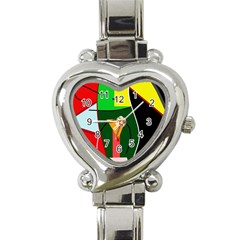 Abstract Lady Heart Italian Charm Watch