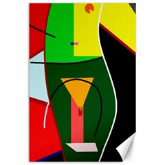 Abstract Lady Canvas 24  X 36 