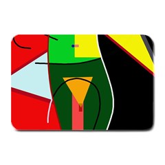 Abstract Lady Plate Mats