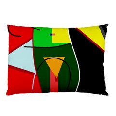 Abstract Lady Pillow Case