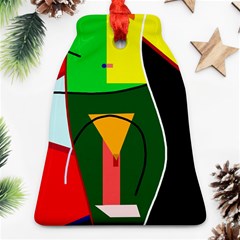 Abstract Lady Bell Ornament (2 Sides)