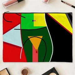 Abstract Lady Cosmetic Bag (xxxl) 