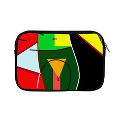 Abstract Lady Apple Ipad Mini Zipper Cases by Valentinaart