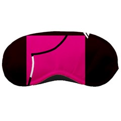 Pink Square  Sleeping Masks by Valentinaart