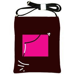 Pink Square  Shoulder Sling Bags