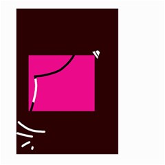 Pink Square  Large Garden Flag (two Sides)