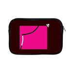 Pink square  Apple iPad Mini Zipper Cases Front