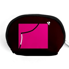 Pink Square  Accessory Pouches (medium) 