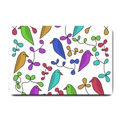 Birds And Flowers Small Doormat 