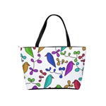 Birds and flowers Shoulder Handbags Back