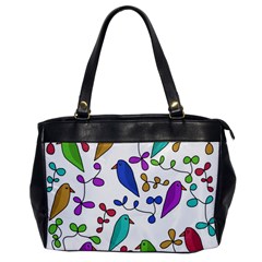 Birds And Flowers Office Handbags