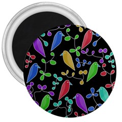 Birds And Flowers 2 3  Magnets