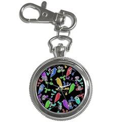 Birds And Flowers 2 Key Chain Watches