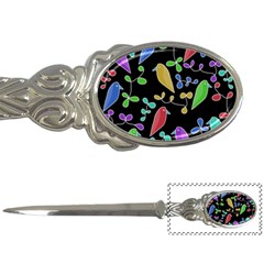 Birds And Flowers 2 Letter Openers by Valentinaart