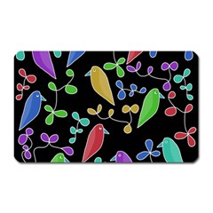 Birds And Flowers 2 Magnet (rectangular)