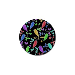 Birds And Flowers 2 Golf Ball Marker (10 Pack)