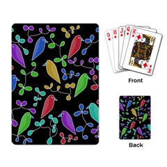 Birds And Flowers 2 Playing Card