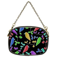 Birds And Flowers 2 Chain Purses (two Sides)  by Valentinaart